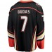 Игровая джерси Radko Gudas Anaheim Ducks Fanatics Home Breakaway - Black