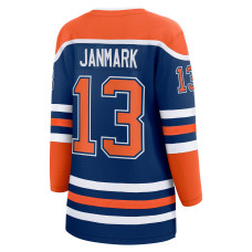 Женская джерси Edmonton Oilers Mattias Janmark Fanatics Royal Home Breakaway Женская джерси Edmonton Oilers Mattias Janmark Fanatics Royal Home Breakaway