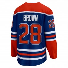 Игровая джерси Connor Brown Edmonton Oilers Home Breakaway - Royal