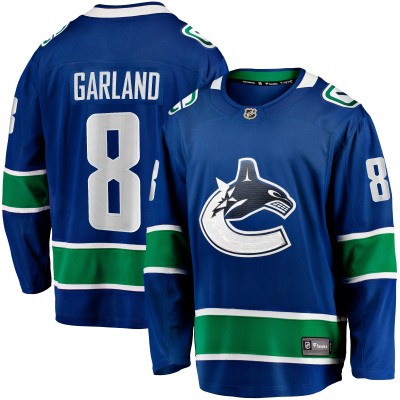 Джерси Vancouver Canucks Conor Garland Fanatics Blue Home Breakaway