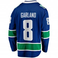 Джерси Vancouver Canucks Conor Garland Fanatics Blue Home Breakaway