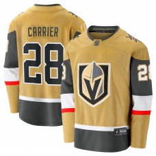 Игровая джерси William Carrier Vegas Golden Knights Fanatics Home Breakaway - Gold