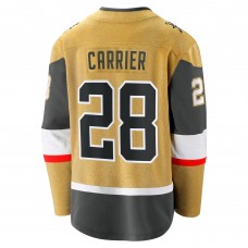 Игровая джерси William Carrier Vegas Golden Knights Fanatics Home Breakaway - Gold