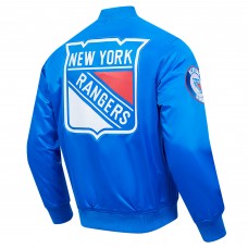 Куртка на кнопках New York Rangers Pro Standard Classic Satin - Blue