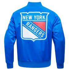 Куртка на кнопках New York Rangers Pro Standard Classic Satin - Blue