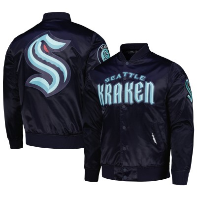 Куртка на кнопках Seattle Kraken Pro Standard Classic Satin - Deep Sea Blue