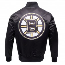 Куртка на кнопках Boston Bruins Pro Standard Classic Satin - Black