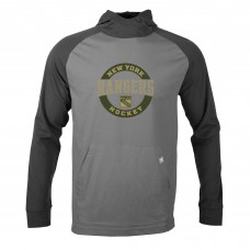 Толстовка New York Rangers Levelwear Uproar Farm Team - Steel/Charcoal