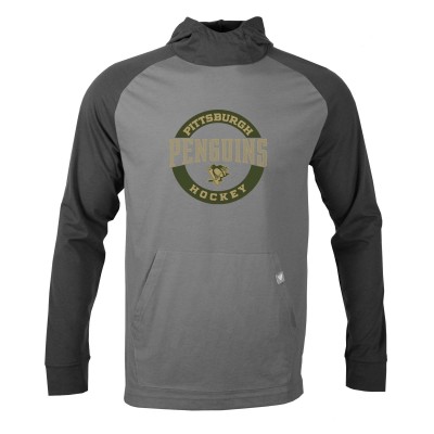 Толстовка Pittsburgh Penguins Levelwear Uproar Farm Team - Steel/Charcoal