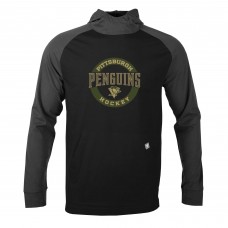 Толстовка Pittsburgh Penguins Levelwear Uproar Farm Team - Black/Charcoal