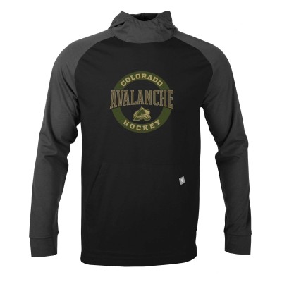 Толстовка Colorado Avalanche Levelwear Uproar Farm Team - Black/Charcoal