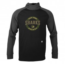 Толстовка San Jose Sharks Levelwear Uproar Farm Team - Black/Charcoal