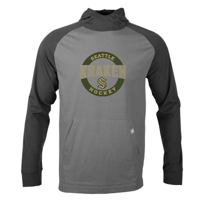 Толстовка Seattle Kraken Levelwear Uproar Farm Team - Steel/Charcoal