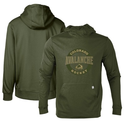 Толстовка Colorado Avalanche Levelwear Thrive Tri-Blend - Olive