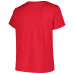 Женская футболка New Jersey Devils Profile Red Plus Size Arch Over Logo
