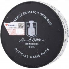 Шайба Sean Durzi Los Angeles Kings Fanatics Authentic Game-Used Goal from April 29, 2023 vs. Edmonton Oilers