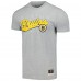 Футболка Boston Bruins Mitchell & Ness 100th Anniversary Script Sweep - Heather Gray