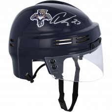 Carter Verhaeghe Florida Panthers Autographed Fanatics Authentic Navy SportsStar Mini Helmet
