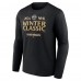 Футболка с длинным рукавом Vegas Golden Knights Fanatics 2024 NHL Winter Classic Text Driven - Black