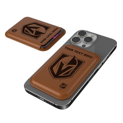 Vegas Golden Knights Keyscaper Personalized Magnetic Credit Card Wallet