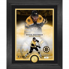Boston Bruins David Pastrnak Highland Mint 13 x 16 Legends Bronze Coin Photo Mint
