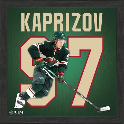 Minnesota Wild Kirill Kaprizov Highland Mint 13 x 13 Impact Jersey Framed Photo