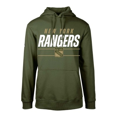 Толстовка New York Rangers Levelwear Youth Podium Fleece - Olive