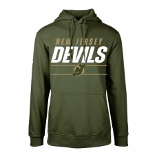 Толстовка New Jersey Devils Levelwear Youth Podium Fleece - Olive