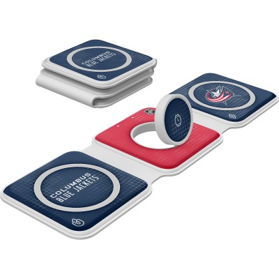 Columbus Blue Jackets Keyscaper 3-in-1 Foldable Charger