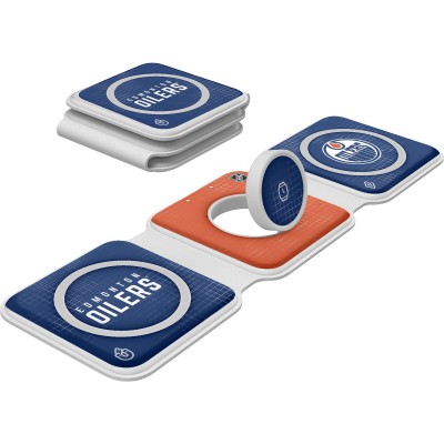 Edmonton Oilers Keyscaper 3-in-1 Foldable Charger