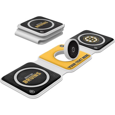 Boston Bruins Keyscaper Personalized 3-in-1 Foldable Charger