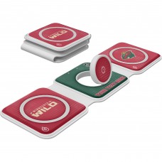 Minnesota Wild Keyscaper Personalized 3-in-1 Foldable Charger