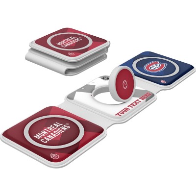 Montreal Canadiens Keyscaper Personalized 3-in-1 Foldable Charger