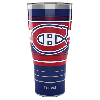 Термос Montreal Canadiens Tervis 30oz. Hype Stripes Stainless Steel