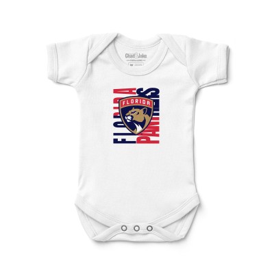Newborn & Малышам Florida Panthers Chad & Jake White Bodysuit