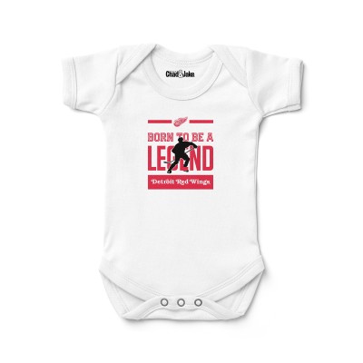 Newborn & Малышам Detroit Red Wings Chad & Jake White Legend Bodysuit