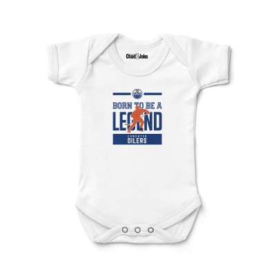 Newborn & Малышам Edmonton Oilers Chad & Jake White Legend Bodysuit