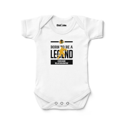 Newborn & Малышам Chicago Blackhawks Chad & Jake White Legend Bodysuit