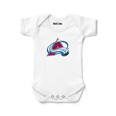 Newborn & Малышам Colorado Avalanche Chad & Jake White Logo Bodysuit