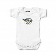 Newborn & Малышам Nashville Predators Chad & Jake White Logo Bodysuit