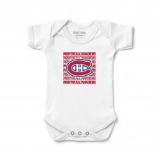Newborn & Малышам Montreal Canadiens Chad & Jake White Retro Bodysuit