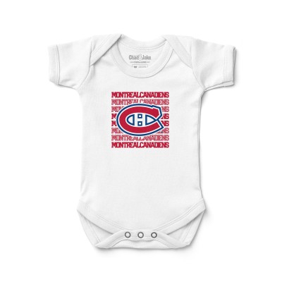 Newborn & Малышам Montreal Canadiens Chad & Jake White Retro Bodysuit