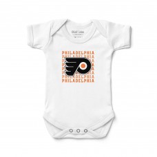 Newborn & Малышам Philadelphia Flyers Chad & Jake White Retro Bodysuit