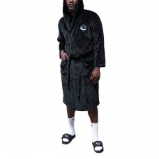 Unisex Adult Vancouver Canucks ISlide Black NHL Black Hooded Robe