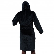 Unisex Adult Vancouver Canucks ISlide Black NHL Black Hooded Robe
