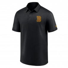 Boston Bruins Authentic Pro Logo Polo - Black