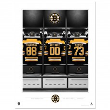 Boston Bruins 12 x 16 Personalized Locker Room Photo Print