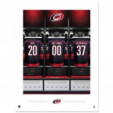 Carolina Hurricanes 12 x 16 Personalized Locker Room Photo Print Carolina Hurricanes 12 x 16 Personalized Locker Room Photo Print