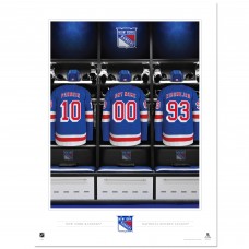 New York Rangers 12 x 16 Personalized Locker Room Photo Print New York Rangers 12 x 16 Personalized Locker Room Photo Print