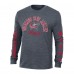 Футболка с длинным рукавом Columbus Blue Jackets Champion Multi-Logo Tri-Blend - Heather Navy